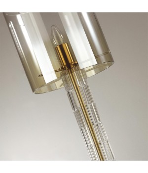 4886/1F HALL ODL_EX23 41 бронзовый/янтарн./металл/стекло Торшер E27 1*40W NICOLE-foto6