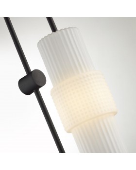 5017/1W MODERN ODL23 335 черный/белый матовый металл/стекло Бра E14 1*40W PIMPA-foto5