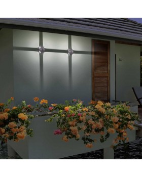 358464 STREET NT20 343 темно-серый Ландшафтный настенный св-ник IP54 LED 4000K 12W 85-265V CALLE-foto4