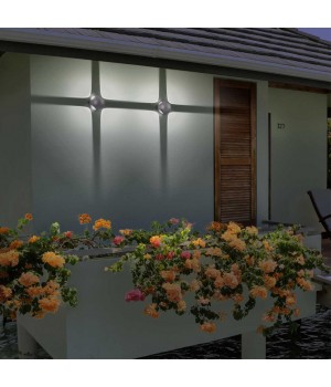 358464 STREET NT20 343 темно-серый  Ландшафтный настенный св-ник IP54 LED 4000K 12W 85-265V  CALLE-foto4