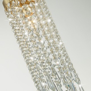 5028/1 MODERN ODL23 431 золотой/прозрачный металл/хрусталь Подвес E14 1*40W CHOKKA-foto5