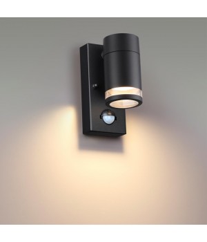 6605/1W HIGHTECH ODL23 563 черный/металл/пвх стойкий к УФ излучению Настенный св-к IP44 LED GU10 7W MOTTO-foto3