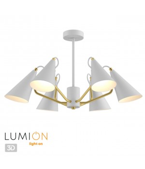 4439/6C MODERNI LN20 138 белый, золотой Люстра потолочная E14 6*40W 220V WATSON-foto5