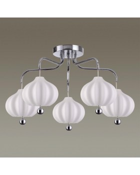 4458/5C COMFI LN20 084 хром, белый Люстра потолочная E27 5*60W 220V JULIET-foto3