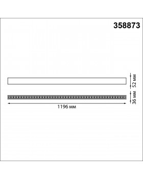 358873 OVER NT22 173 белый Светильник накладной/подвесной светодиодный IP20 LED 4000K 40W 220V ITER-foto2