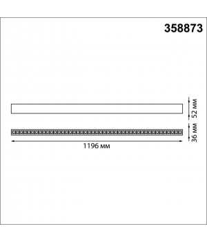 358873 OVER NT22 173 белый Светильник накладной/подвесной светодиодный IP20 LED 4000K 40W 220V ITER-foto2