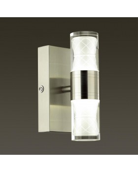 5223/10WL VINTAGE никель Бра IP44 LED 2*5W 4000K 220V WAGNER-foto3