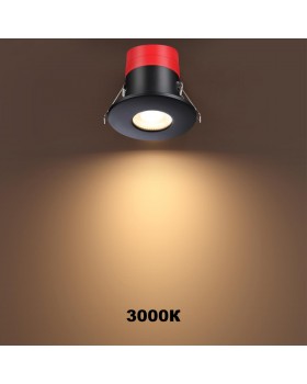 358638 SPOT NT21 243 черный Светильник встраиваемый светодиодный диммируемый, смена цв. температуры IP65 LED 3000К\4000К\5000К 8W 220V REGEN-foto5