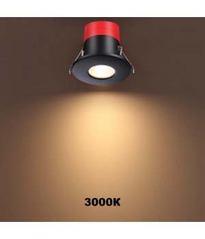 358638 SPOT NT21 243 черный Светильник встраиваемый светодиодный диммируемый, смена цв. температуры IP65 LED 3000К\4000К\5000К 8W 220V REGEN-foto5