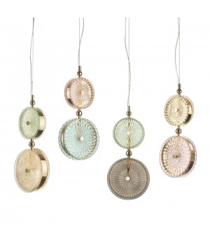 5412/13LC L-VISION ODL_EX23 8 золотой/зеленый/желтый металл/стекло Подвес LED 13W 4000K CARAMELLA-foto4