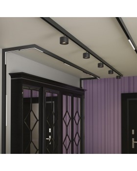 358913 SHINO NT22 053 черный Трековый светильник для низков.шинопровода диммируемый с пультом ДУ со сменой цв.температуры IP20 LED 3000~6500К 24W 48V-foto3