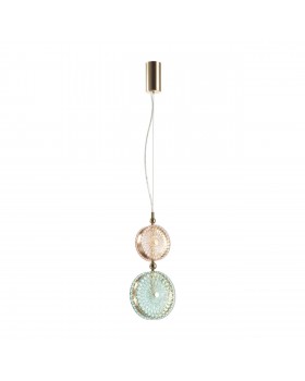 5412/13LB L-VISION ODL_EX23 8 золотой/розовый/голубой металл/стекло Подвес LED 13W 4000K CARAMELLA-foto5