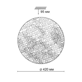 2081/DL SN 052 Светильник пластик LED 48Вт 3000-6000K D420 IP43 пульт ДУ GLORI-foto2
