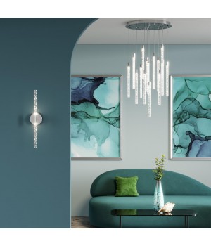 4370/10WL HIGHTECH ODL23 107 хром полированный/акрил с пузырьками Настенный св-к IP20 LED 10W 315Лм 3000K SPARKY-foto4