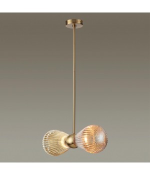 5402/2 MODERN ODL_EX23 21 золотой/янтарный/металл/стекло Подвес E14 2*40W ELICA-foto3