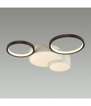 5253/64CL LEDIO LN23 белый, черный Люстра потолочная диммир. с ДУ LED 64W 4224Лм 220V NORBERT-foto3