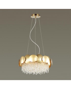 4636/4 CLASSIC ODL20 445 золото/хрусталь/металл Люстра E14 4*40W 220V ULLA-foto4