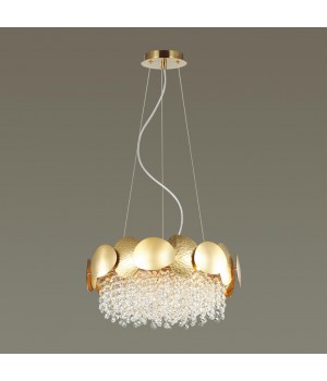 4636/4 CLASSIC ODL20 445 золото/хрусталь/металл Люстра E14 4*40W 220V ULLA-foto4