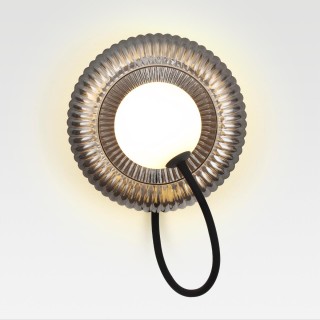 5013/1WA MODERN ODL23 511 черный/дымчатый/белый матовый металл/стекло Бра G9 LED 7W BUNY-foto4