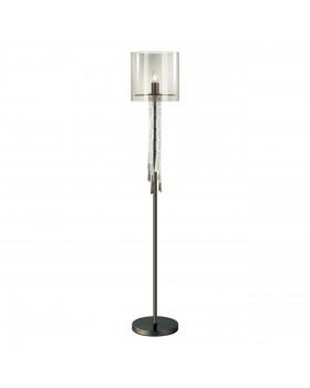 4890/1F HALL ODL_EX23 43 черный хром/дымчатый/ металл/стекло Торшер E27 1*40W NICOLE-foto5