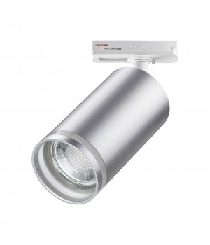370879 PORT NT22 068 серебро Светильник трековый однофазный двухжильный IP20 GU10 9W 220V ULAR-foto5