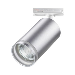 370879 PORT NT22 068 серебро Светильник трековый однофазный двухжильный IP20 GU10 9W 220V ULAR-foto5