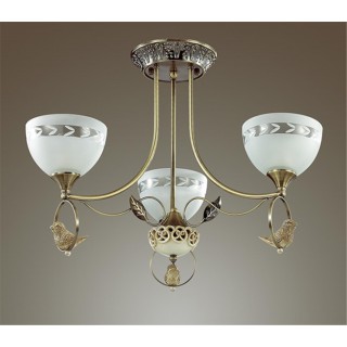 3403/3C CLASSI LN17 128 бронзовый Люстра потолочная E27 3*40W 220V HORAS-foto3