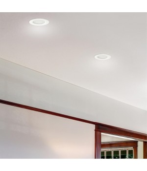 357907 SPOT NT19 268 белый Встраиваемый светильник IP44 LED 4000K 10W 100-265V DRUM-foto3