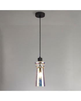 4967/1A MODERN ODL23 300 матов.черный/разноцветный/металл/стекло Подвес E14 1*40W PASTI-foto3