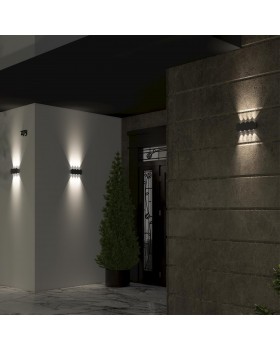 358561 STREET NT21 319 темно-серый Ландшафтный настенный светильник IP54 LED 4000K 8W 85-265V CALLE-foto3