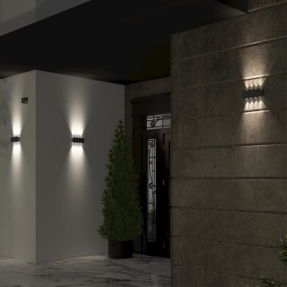358561 STREET NT21 319 темно-серый Ландшафтный настенный светильник IP54 LED 4000K 8W 85-265V CALLE-foto3