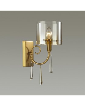 4886/1W HALL ODL_EX23 41 бронзовый/янтарн./металл/стекло Бра E14 1*40W NICOLE-foto3