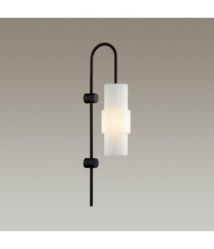 5017/1W MODERN ODL23 335 черный/белый матовый металл/стекло Бра E14 1*40W PIMPA-foto3