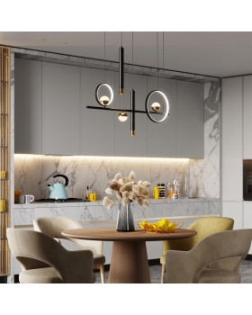 4357/57L HIGHTECH ODL23 229 черный/античная бронза/металл Подвесной светильник с раздельным включением IP20 LED 57W 2565Лм 3000K TEANA-foto4