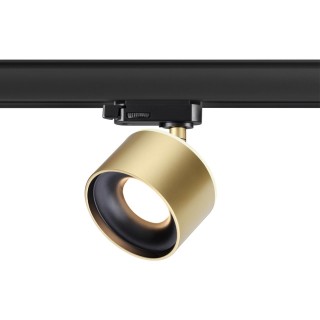 358978 PORT NT22 119 бронза св. Трехфазный трековый светильник с переключ. цв. температуры IP20 LED 3000К\4000К\6000К 12W вниз + 3W вверх 110-265V GIR-foto6