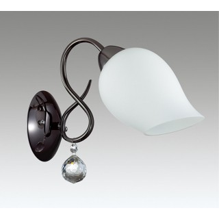 3076/1W COMFI LN16 186 темный хром/стекло/хрусталь Бра E27 60W 220V RONDINA-foto3