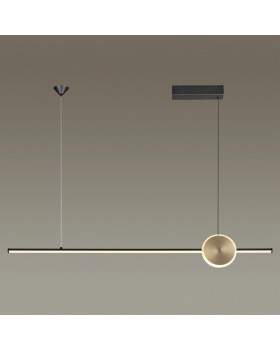 6601/30L HIGHTECH ODL23 127 черный/античная бронза/металл Подвесной св-к IP20 LED 30W 1800Лм 3000K STILO-foto3