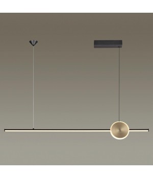 6601/30L HIGHTECH ODL23 127 черный/античная бронза/металл Подвесной св-к IP20 LED 30W 1800Лм 3000K STILO-foto3