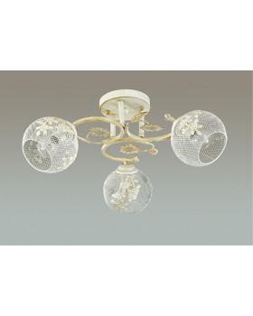 3000/3C COMFI LN16 068 белый с золотой патиной Люстра потолочная E14 3*40W 220V IVETTA-foto3