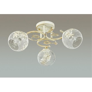 3000/3C COMFI LN16 068 белый с золотой патиной Люстра потолочная E14 3*40W 220V IVETTA-foto3