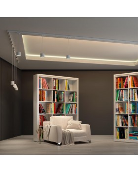 358795 PORT NT21 096 белый Светильник трековый однофазный трехжильный, провод 1.2м IP20 LED 15W 4000K 1600Лм 110-265V BIND-foto3