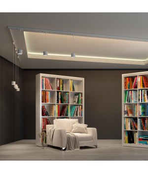 358795 PORT NT21 096 белый Светильник трековый однофазный трехжильный, провод 1.2м IP20 LED 15W 4000K 1600Лм 110-265V BIND-foto3