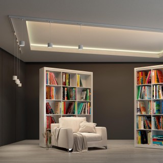 358795 PORT NT21 096 белый Светильник трековый однофазный трехжильный, провод 1.2м IP20 LED 15W 4000K 1600Лм 110-265V BIND-foto3