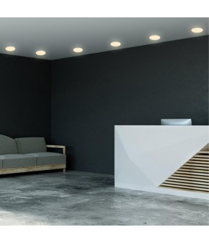 358141 SPOT NT19 271 белый Встраиваемый светильник IP20 LED 3000K 12W 85 - 265V MOON-foto3