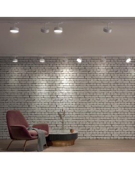 358758 PORT NT21 122 белый Трехфазный трековый светодиодный светильник IP20 LED 24W 4000K 2100Лм 100-265V PROMETA-foto3