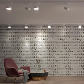 358758 PORT NT21 122 белый Трехфазный трековый светодиодный светильник IP20 LED 24W 4000K 2100Лм 100-265V PROMETA-foto3