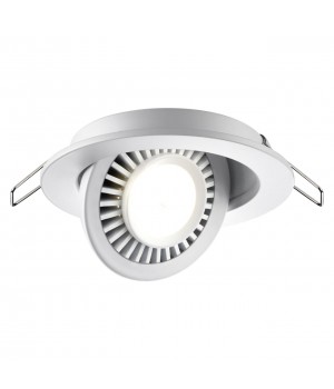 358815 SPOT NT21 252 белый Светильник встраиваемый светодиодный IP20 LED 9W 770Лм 4000K 220V GESSO-foto4