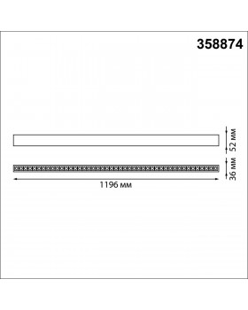 358874 OVER NT22 173 черный Светильник накладной/подвесной светодиодный IP20 LED 4000K 40W 220V ITER-foto2