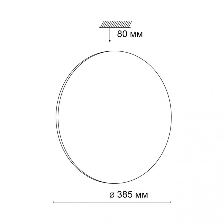 3043/DL TAN SN 025 Светильник пластик/белый/золотистый LED 48Вт 3000-6500К D385 IP43 пульт ДУ/ LampSmart LASSA