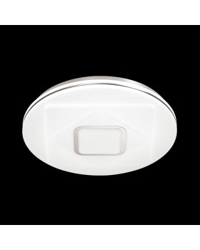 3037/DL COLOR SN 052 Светильник пластик/белый/хром LED 48Вт 3000-6500K D380 IP43 пульт ДУ/RGB/LampSmart COVA-foto5